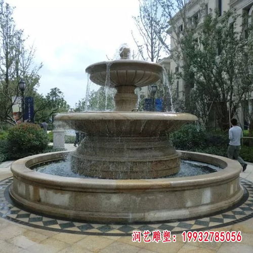 大理石小區景觀擺件 景德鎮石頭小區雕塑價格